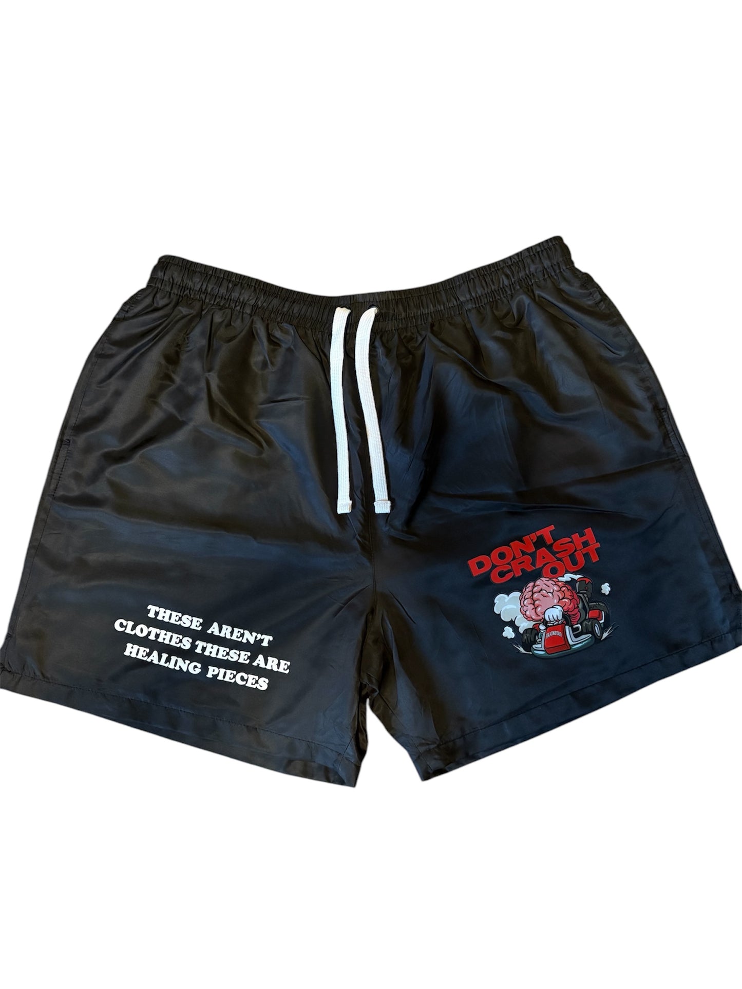 Don't Crash Out Summer Shorts (Black)