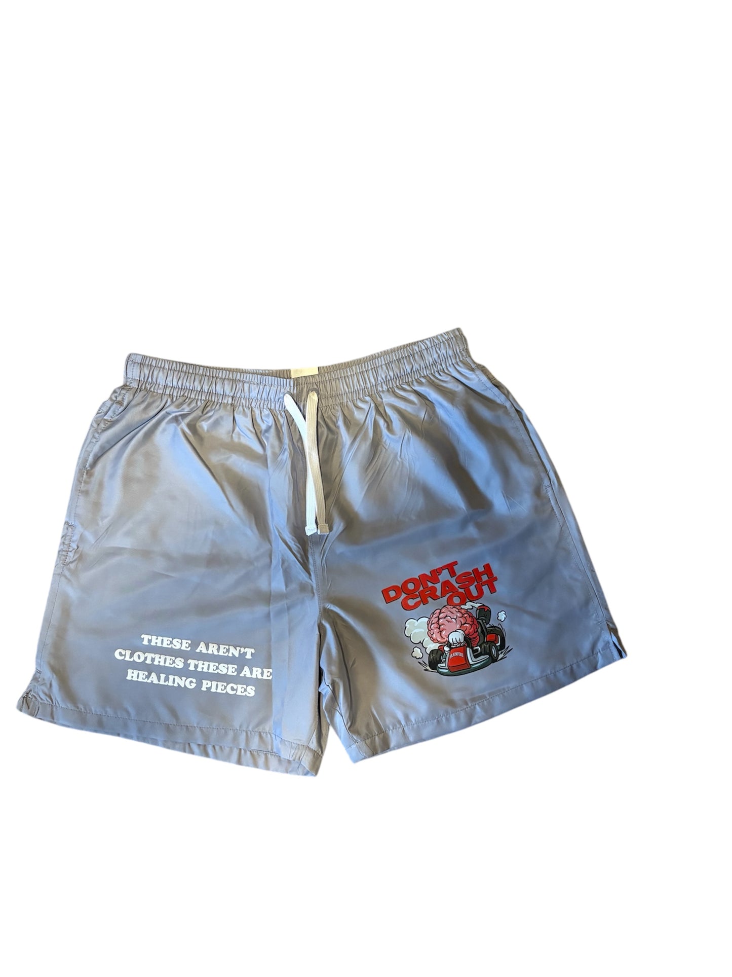Don't Crash Out Summer Shorts (Gray)