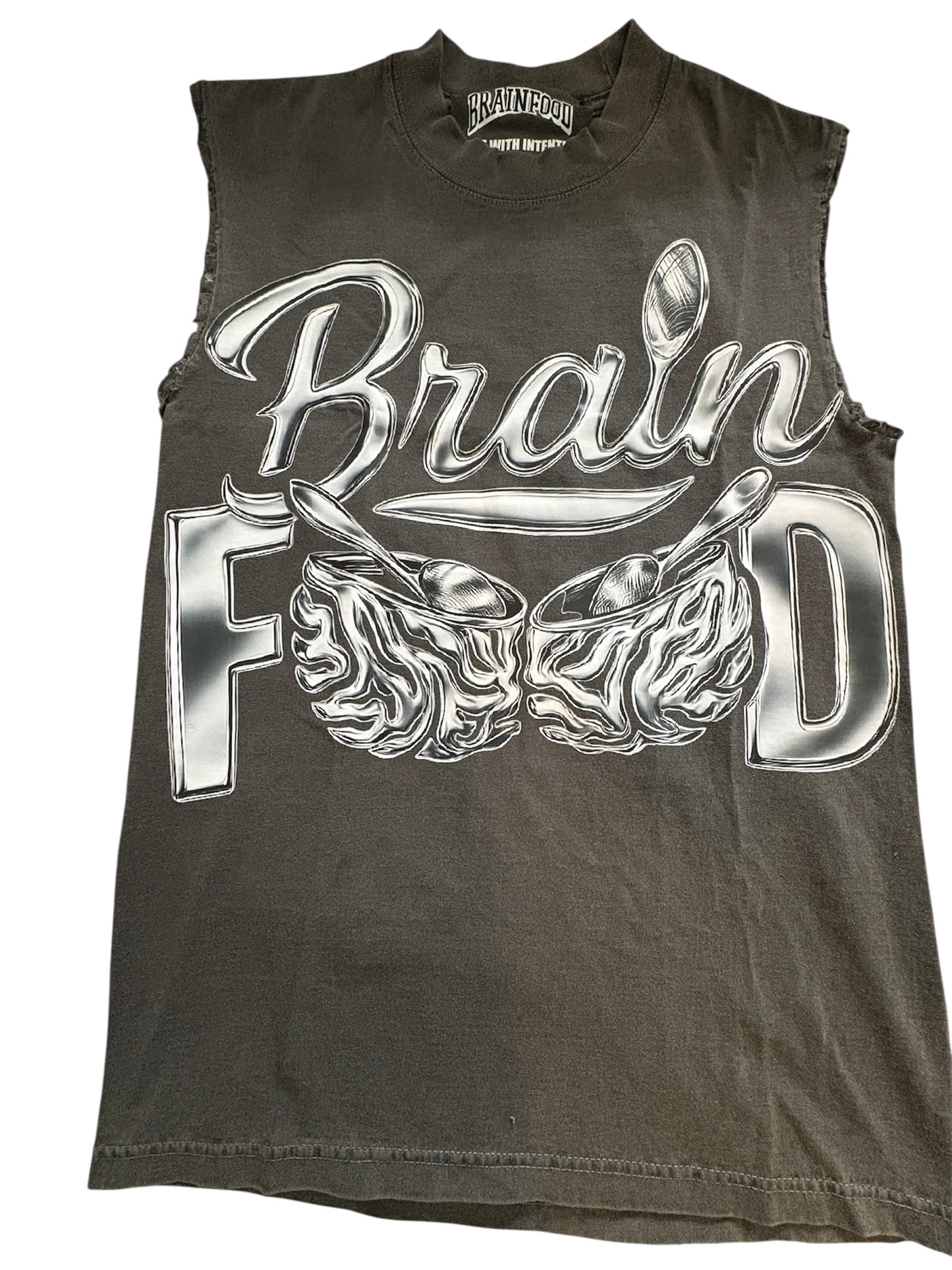 Vantage Grey Sleeveless Tee